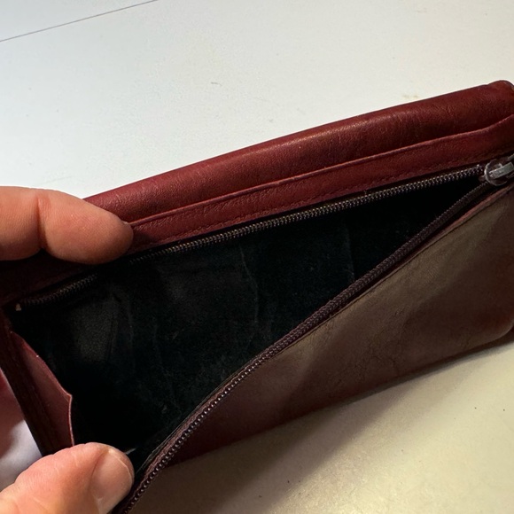 Vintage German Mayfair Supple Brown Leather Women’s Wallet Coin Purse Rare - Picture 11 of 11